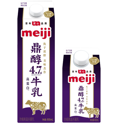 明治鼎醇牛奶4.7g蛋白质