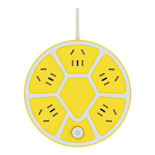 可伸缩收纳插座插排多功能学生宿舍带USB小夜灯家用接插线板带线