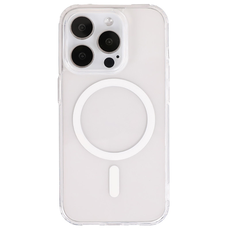 新款透明亚克力磁吸壳车载适用iPhone15无线充电苹果14Promax手机壳12简约13Pro防摔11硅胶软边mini夏日X硬壳