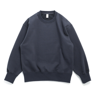 85度灰美式复古重磅纯棉加绒加厚OVERSIZE落肩宽松休闲卫衣男外套