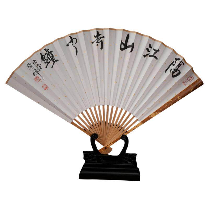 西泠印社社员陈峰书法扇面