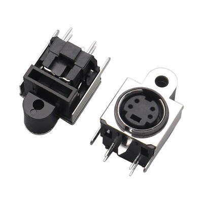 四芯端子利洲电子母头圆形