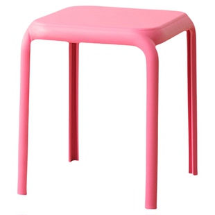 家用结实耐用高板凳现代简约餐厅强固凳子加厚可叠放客人备用凳子