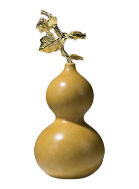 铜师傅福禄吉祥铜葫芦摆件新年礼