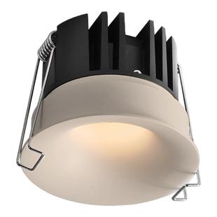 【国补】可可蛋奶筒灯无边框射灯嵌入奶油中古风仿石膏乳胶漆防眩