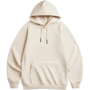 骆驼男装连帽卫衣男秋冬季2025新款加绒加厚套头长袖美式打底上衣