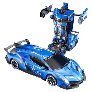 儿童手势感应变形遥控汽车金刚机器人充电动赛车男孩玩具生日礼物