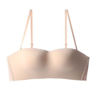 无肩带内衣防滑抹胸聚拢性感春夏