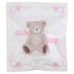 卡通少女蝴蝶结小熊铝膜礼品密封收纳袋儿童零食手伴文具盲盒袋子