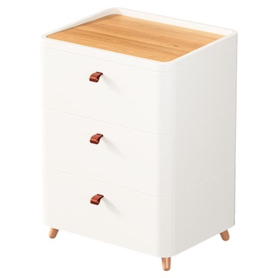 抽屉式收纳柜家用客厅大容量玩具衣服被子整理储物柜子卧室床头柜