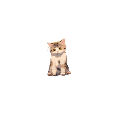 突然意识到什么的猫咪贴纸震惊