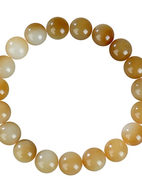 和田玉手链男款糖青白