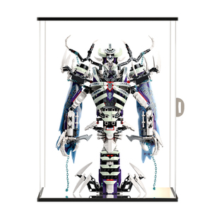 适用乐高三打白骨精夜光机甲80028悟空小侠亚克力展示盒防尘罩子