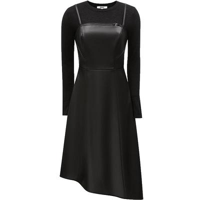 收腰显瘦PU套装连衣裙ONLY