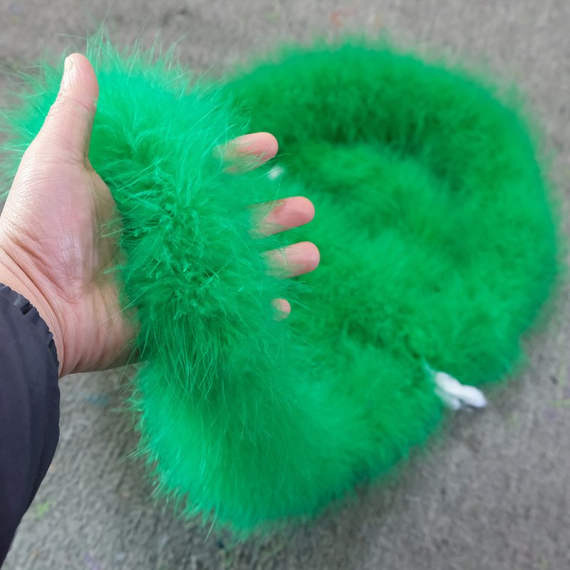 彩色绒毛条毛毛装饰长条加厚披肩粗边长羽毛毛密服装辅料毛条火鸡