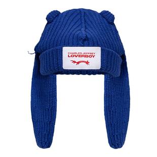 现货 Charles Jeffrey Loverboy CRB 明星同款兔耳经典针织毛线帽
