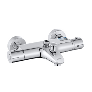 全铜智能恒温混水阀冷热自动控温淋浴水龙头太阳能电热水器混合阀