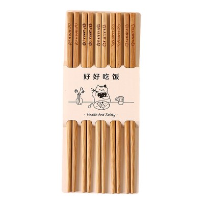 川岛屋卡通竹木筷子家用2025新款