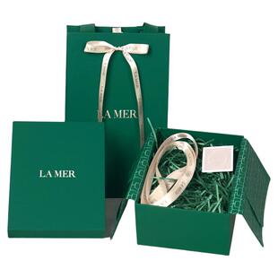 专柜正品LA MER海蓝之谜护肤品包装礼品袋手提袋精粹水礼品盒空盒