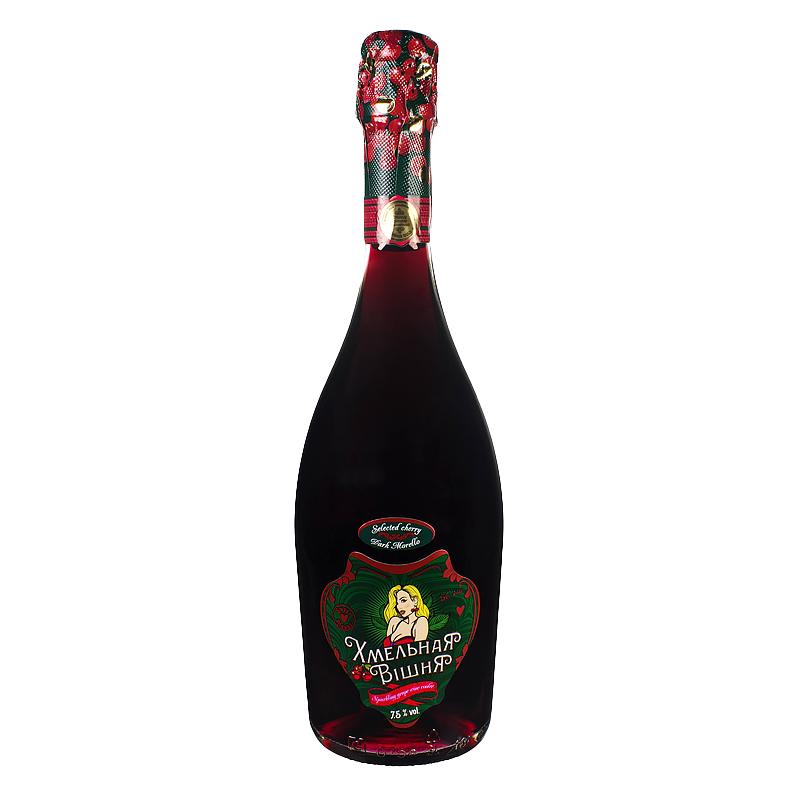原装进口白俄罗斯霞丽斯樱桃味葡萄香槟微醺气泡酒7.5%vol750ml