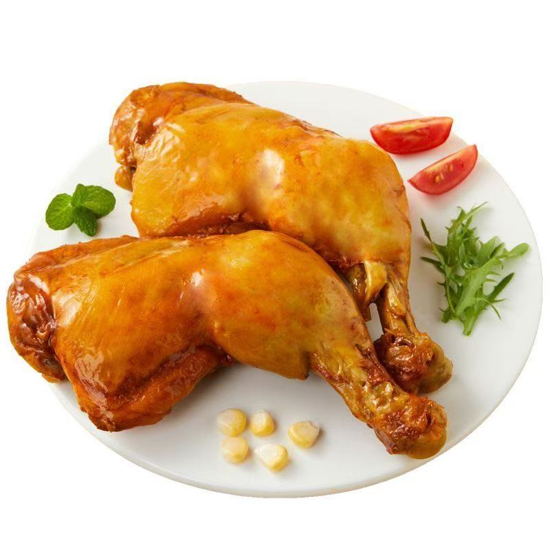 果木煙熏去皮烤雞腿真空即食無防腐手槍腿主食代餐解饞健身小零食