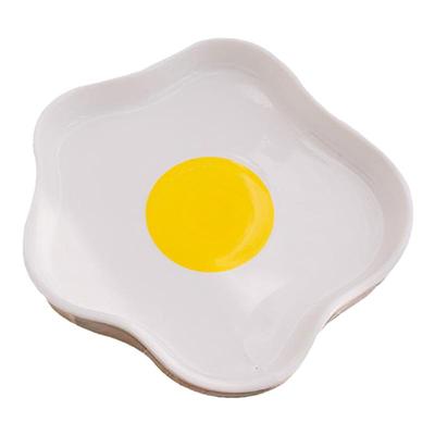 可爱ins风小黄鸭宠物陶瓷碗勺子