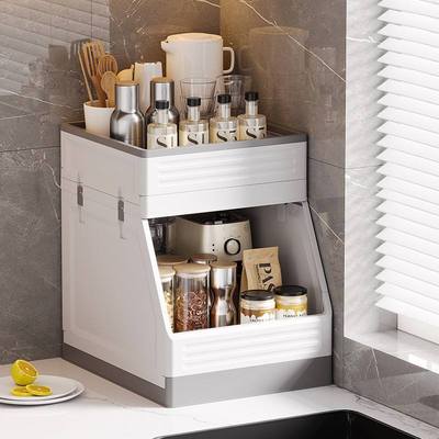 17落地厨房多层移动零食卫生间卧室储小推车物桌边置物架书架架收