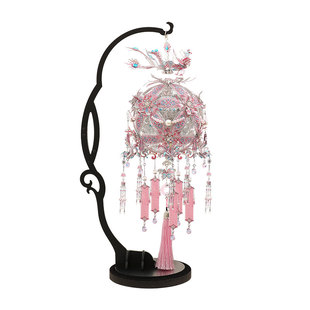 钢达粉黛绣球十里红妆立体金属拼图凤冠手工diy材料国风新婚礼物