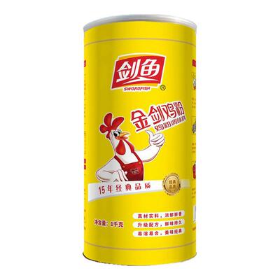 剑鱼金剑鸡粉1kg商用12桶整箱