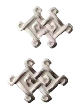 蒙文字胸针时尚个性别针蒙古风元素配饰胸针 民族风手工配饰时尚