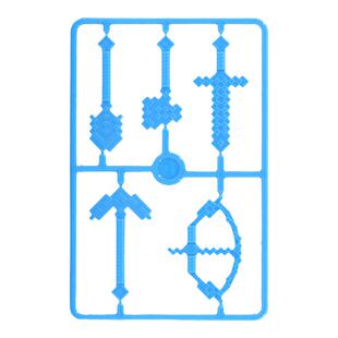 我的世界人仔剑斧头稿子弓箭武器钻石剑积木武器儿童益智拼装模型