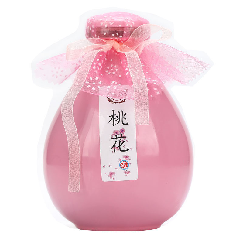 黄氏花果酒桃花酒青梅酒桂花酒桑葚酒玫瑰酒刺梨酒果酒古风坛装酒