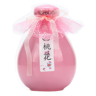 黄氏花果酒桃花酒青梅酒桂花酒桑葚酒玫瑰酒刺梨酒果酒古风坛装酒