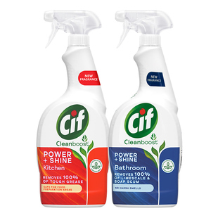 Cif晶杰浴室清洁剂玻璃水垢马桶清洁卫生间除垢剂喷雾水龙头瓷砖