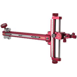 迪酷特反曲瞄准器BASHA全铝带光纤瞄头左右手瞄具 DECUT射箭器材