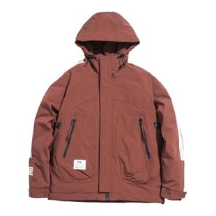 冬季加厚棉服男宽松潮牌大码美式棉衣男士保暖连帽休闲外套男款潮