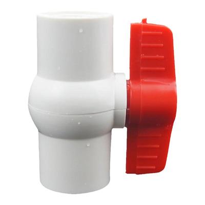 pvc螺纹给水管开关塑料阀门球阀