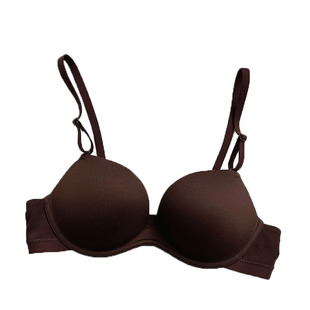 无痕轻简系内衣女小胸聚拢显大提拉塑形纯色半杯防下垂文胸80A75B