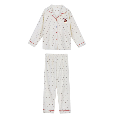 馨帮帮法兰绒亲肤保暖家居服套装