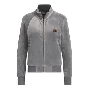 正品ADIDAS阿迪达斯女装2024冬天鹅绒时尚运动休闲夹克外套JX6843