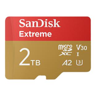 SanDisk闪迪2TB大疆无人机TF卡micro sd卡存储卡运动相机内存卡