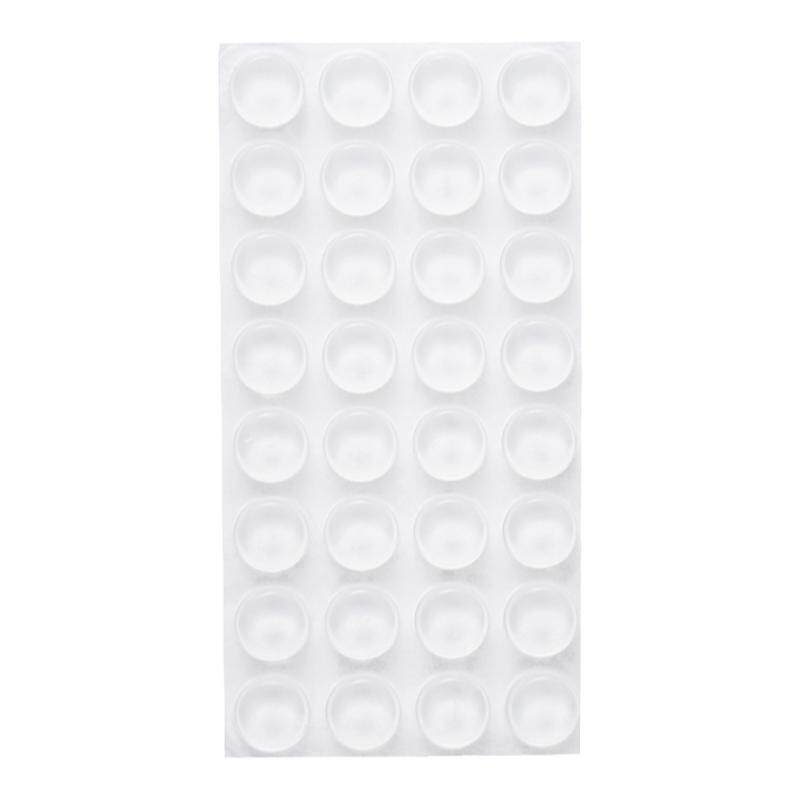 硅胶透明防撞粒贴柜门家用防撞静音减震胶粒缓冲垫脚垫家具防滑垫