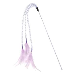 大羽毛软管逗猫棒猫咪玩具耐抓耐咬铃铛猫咪互动逗趣猫玩具