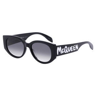 开云眼镜麦昆McQueen男女同款黑超潮流墨镜方框防晒太阳镜AM0330S
