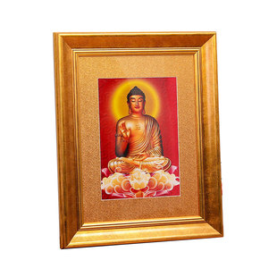 佛像框观音菩萨实木相框像框太岁关帝摆台南无阿弥佗佛画框定制