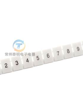 UK接线端子标记条标示条数字0-9