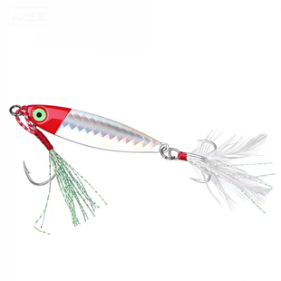 铁板路亚饵远投全水域海钓镭射反光淡水野钓鲈鱼翘嘴通杀鱼饵假饵