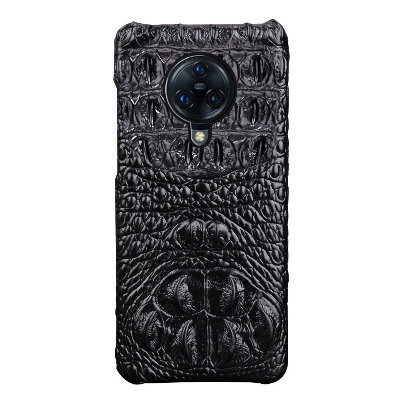 月梵希适用vivoNEX3鳄鱼头骨纹vivox27幻紫版商务至臻3D鳄鱼vivox21高端防摔真皮vivox21s半包vivox23手机壳