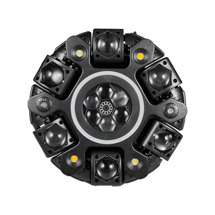 奥派斯ktv氛围灯舞厅彩灯家用声控摇头闪光灯七彩旋转灯舞台灯光