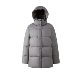 【90%鹅绒】PRICH时尚可拆卸帽子立领保暖云朵羽绒服冬新品女